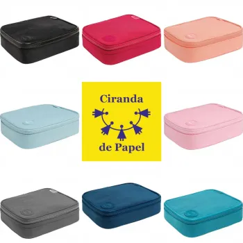 Estojo Box Académie Design Collection – Diversas Cores | 150x210x60mm | Escolar e Universitário