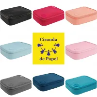 Estojo Box Académie Design Collection – Diversas Cores | 150x210x60mm | Escolar e Universitário