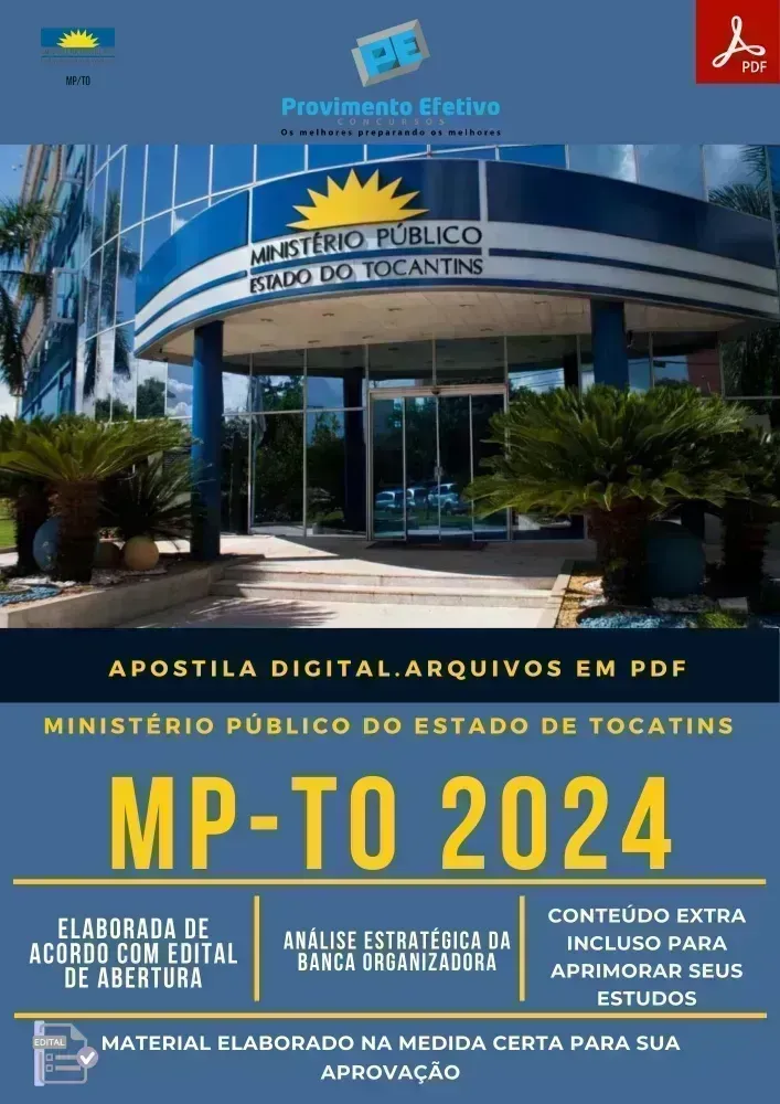 Apostila MP TO Analista Psicologia  Ano 2024