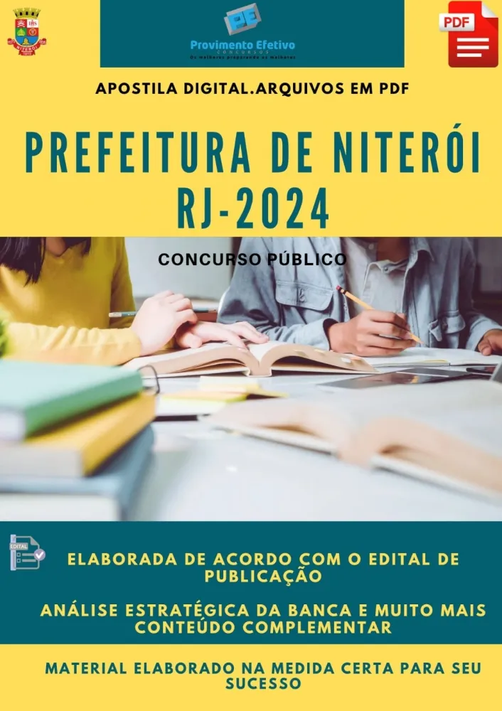 Apostila Prefeitura Niterói 2024 cargo CONTADOR
