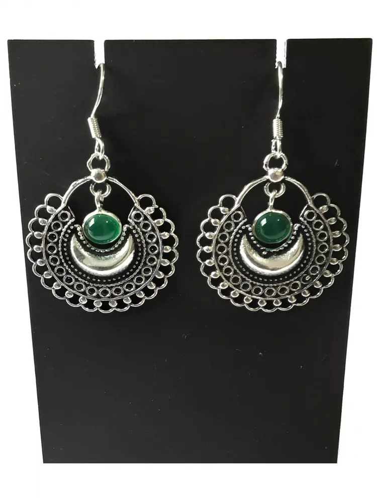 Brinco Ônix Verde Imagem