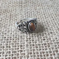 Anel  Olho de Tigre - Tamanho 16 - Foto 2