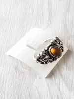 Anel  Olho de Tigre - Tamanho 16 - Foto 4