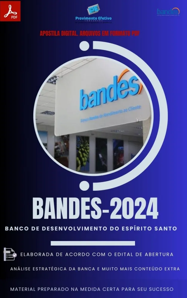 Apostila BANDES 2024 Analista Bancário Economia
