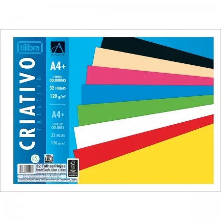 Caderno Colado Criativo Académie A4+ 32F