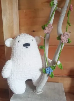 Urso Polar Floco de Algodão 