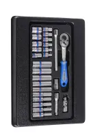  Jogo de soquete sextavado com 26 peças  enc.1/4  9-2526mr KING TONY - Foto 5