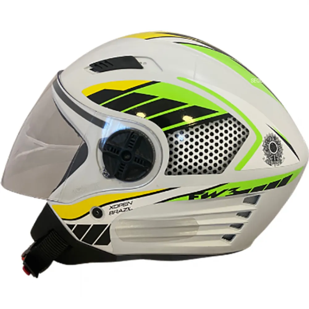 Capacete FW3  X Open Paises Brasil