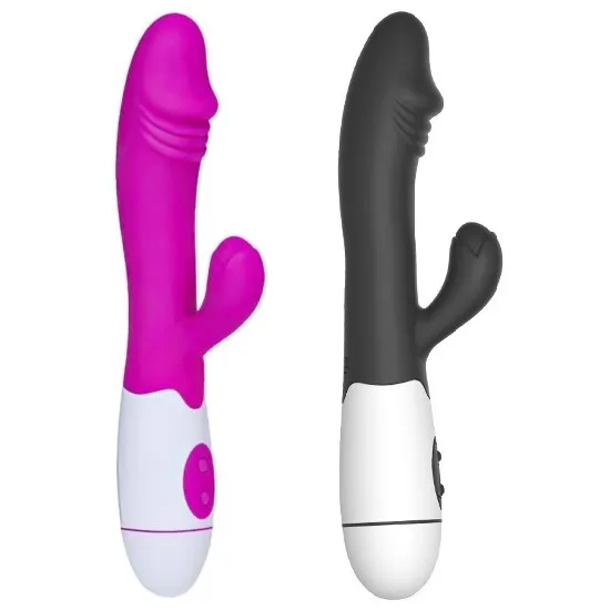 Vibrador Ponto G e Clitoris  30 Modos de Vibrações USB - VB054