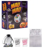 MAU MAU - O JOGO DIVERTIDO DE BEBER OU TIRAR A ROUPA - DIVERSÃO AO CUBO.                                                                             LIBYSEXSHOP