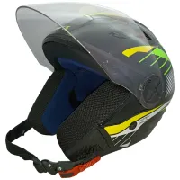 Capacete FW3  X Open Paises Brazil Preto  - Foto 2