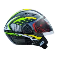 Capacete FW3  X Open Paises Brazil Preto  - Foto 5