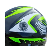 Capacete FW3  X Open Paises Brazil Preto  - Foto 7