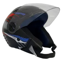 Capacete FW3  X Open Paises USA Preto  - Foto 2