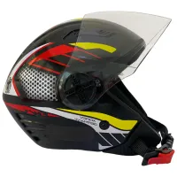 Capacete FW3  X Open Paises Germany Preto  - Foto 2