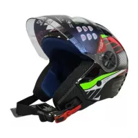 Capacete FW3  X Open Paises Italy Preto  - Foto 2