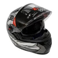 Capacete FW3 GTX Fox Grafite c/ Viseira Interna - Foto 3
