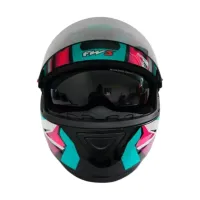 Capacete FW3 GTX Fox Tifany / Rosa c/ Viseira interna - Foto 3