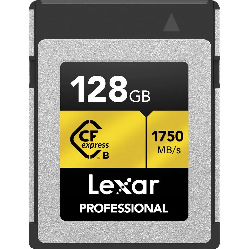 Cartão Lexar Cfexpress Tipo B Gold 128gb 1750mb/s Original