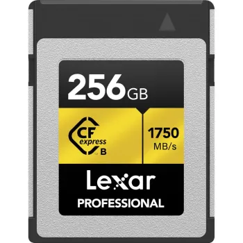 Cartão Lexar Cfexpress Tipo B Gold 256gb 1750mb/s Original