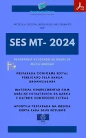  Apostila SES MT  Médico do Trabalho Ano 2024