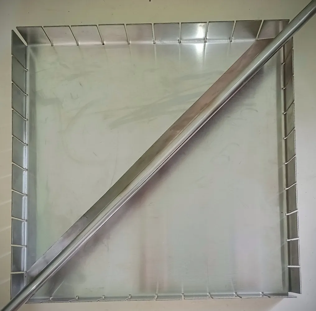 CORTADOR PARA  PALHA ITALIANA  36 BARRINHAS 6X6X2,5CM + LÂMINA - BID33/144  - KIT2