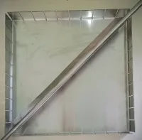 CORTADOR PARA  PALHA ITALIANA  36 BARRINHAS 6X6X2,5CM + LÂMINA - BID33/144  - KIT2