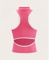 SHEIN ICON Binding De Contraste Meio Zíper Top Tank - Foto 2