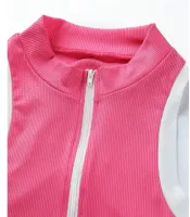 SHEIN ICON Binding De Contraste Meio Zíper Top Tank - Foto 3