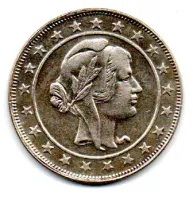 1924 - 2000 Réis - Mocinha - Prata .500 - Aprox 8g - 26mm - Moeda Brasil - Foto 2