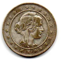 1928 - 2000 Réis - Mocinha - Prata .500 - Aprox 8g - 26mm - Moeda Brasil - Foto 2