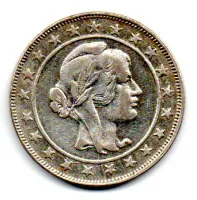 1929 - 2000 Réis - Mocinha - Prata .500 - Aprox 8g - 26mm - Moeda Brasil - Foto 2