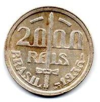 1935 - 2000 Réis - Duque de Caxias - Prata .500 - Aprox 8g - 26mm - Moeda Brasil
