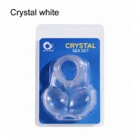 ANEL PENIANO PARA PÊNIS E ESCROTO, CRYSTAL SEX SET TRANSPARENTE.                                               LIBYSEXSHOP - Foto 2