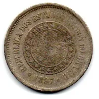 1897 - 100 Réis - Moeda Brasil