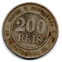 1899 - 100 Réis - Moeda Brasil - Foto 2