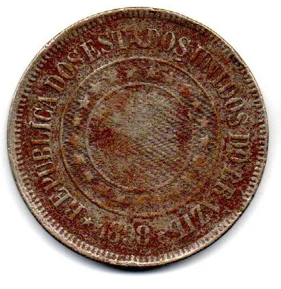 1898 - 200 Réis - Moeda Brasil