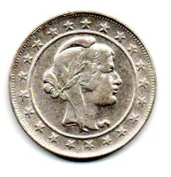 1924 - 2000 Réis - Mocinha - Prata .500 - Aprox 8g - 26mm - Moeda Brasil - Foto 2