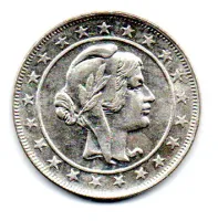 1924 - 2000 Réis - Mocinha - Prata .500 - Aprox 8g - 26mm - Moeda Brasil - Foto 2