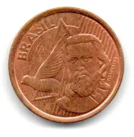 2021 - 5 Centavos - Moeda Brasil - Estado de Conservação: MBC - Foto 2