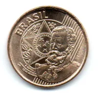 2021 - 25 Centavos - Moeda Brasil - Estado de Conservação: SOB/FC - Foto 2