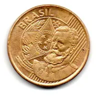 2022 - 25 Centavos - Moeda Brasil - Estado de Conservação: MBC - Foto 2