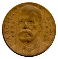 1939 - 500 Réis - Machado de Assis - Moeda Brasil - Estado de Conservação: Muito Bem Conservada (MBC) - Foto 2