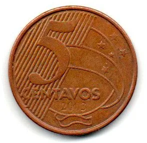 2003 - 5 Centavos - Moeda Brasil - Estado de Conservação: Muito Bem Conservada (MBC)