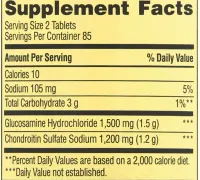 Spring Valley Triple Strength Glucosamine Chondroitin C/170unid Importado EUA + Frete Grátis  - Foto 6