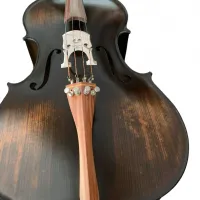 VIOLONCELO 4/4 ROLIM JA MASTER IMPORTADO ENVELHECIDO - Foto 4