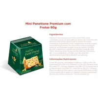 Mini Panettone Frutas Santa Edwiges 80g - Foto 2