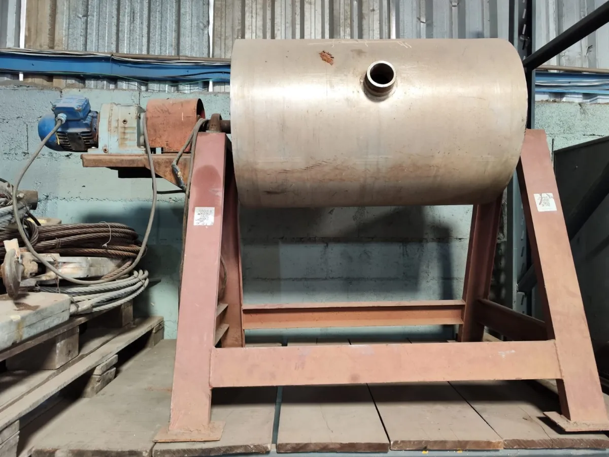 Tanque Virador Em Aço Inox 200 Litros - Cód. 1641