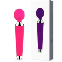 Vibrador Varinha Mágica em Silicone com 10 Vibrações USB - 180310 - Foto 2