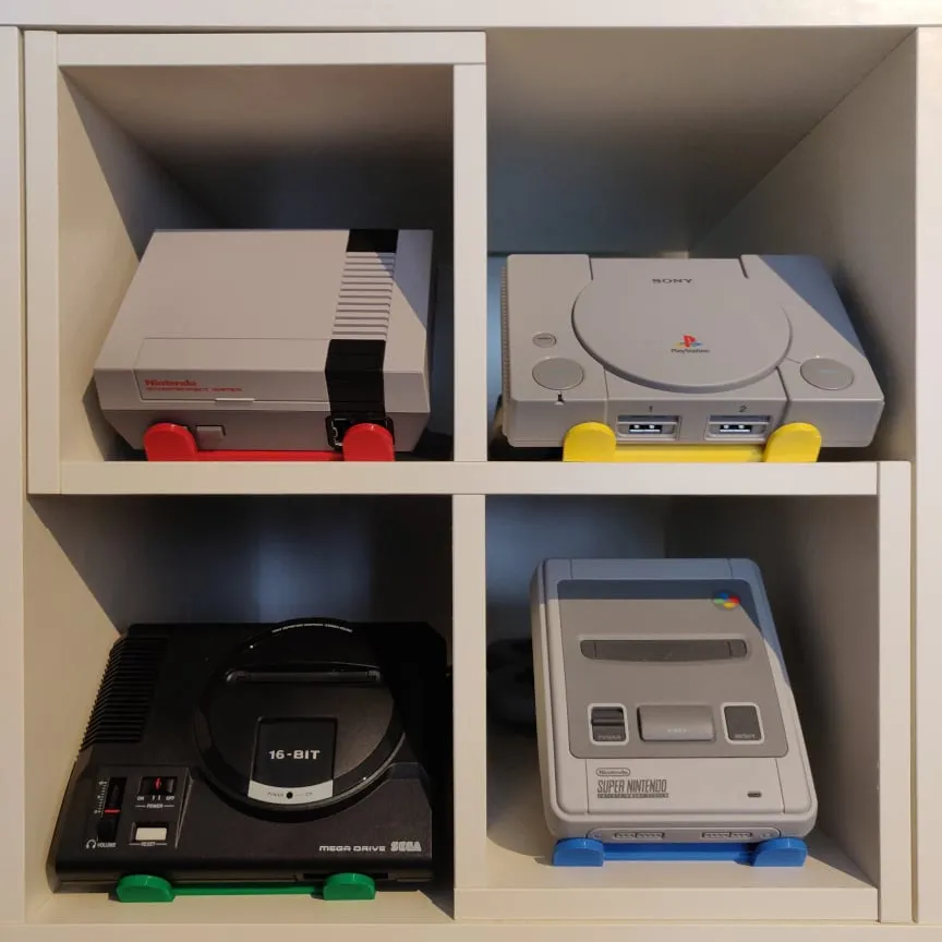 Mini Expositor de Console Varios Video Games Imagem